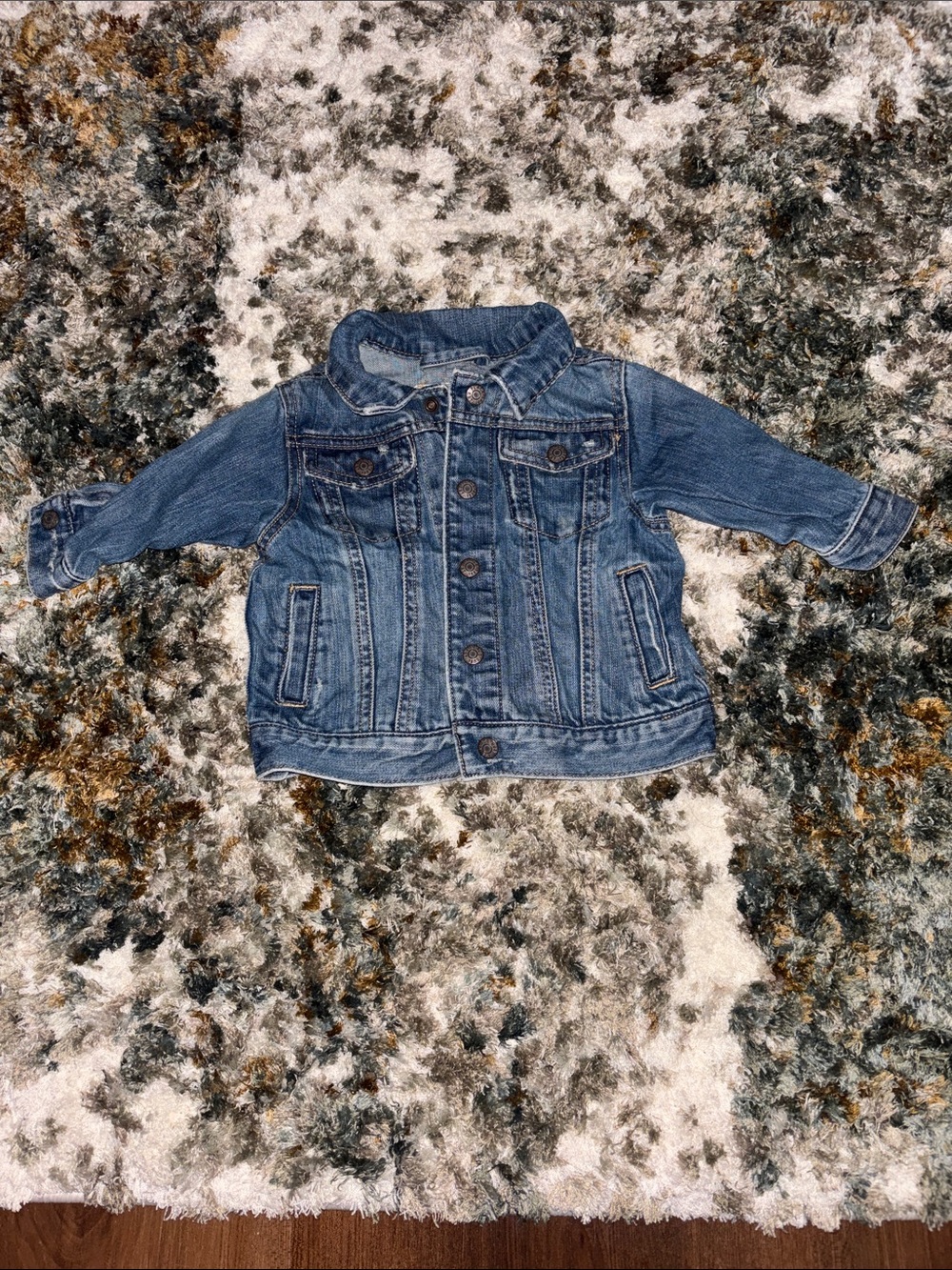 Kids Blue Denim Jacket - Classic Button-Up🙏🏽